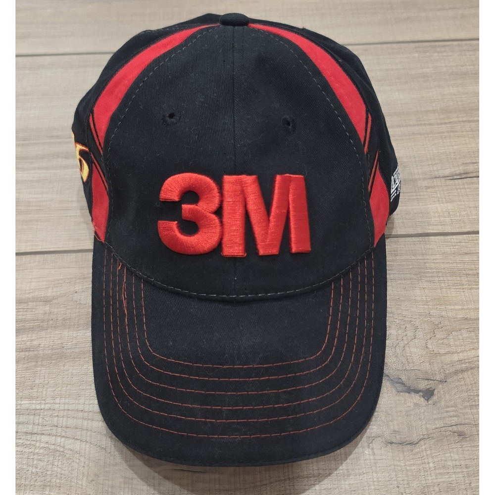 Greg Biffle #16 3M Roush Fenway Racing Baseball Hat Cap Black White